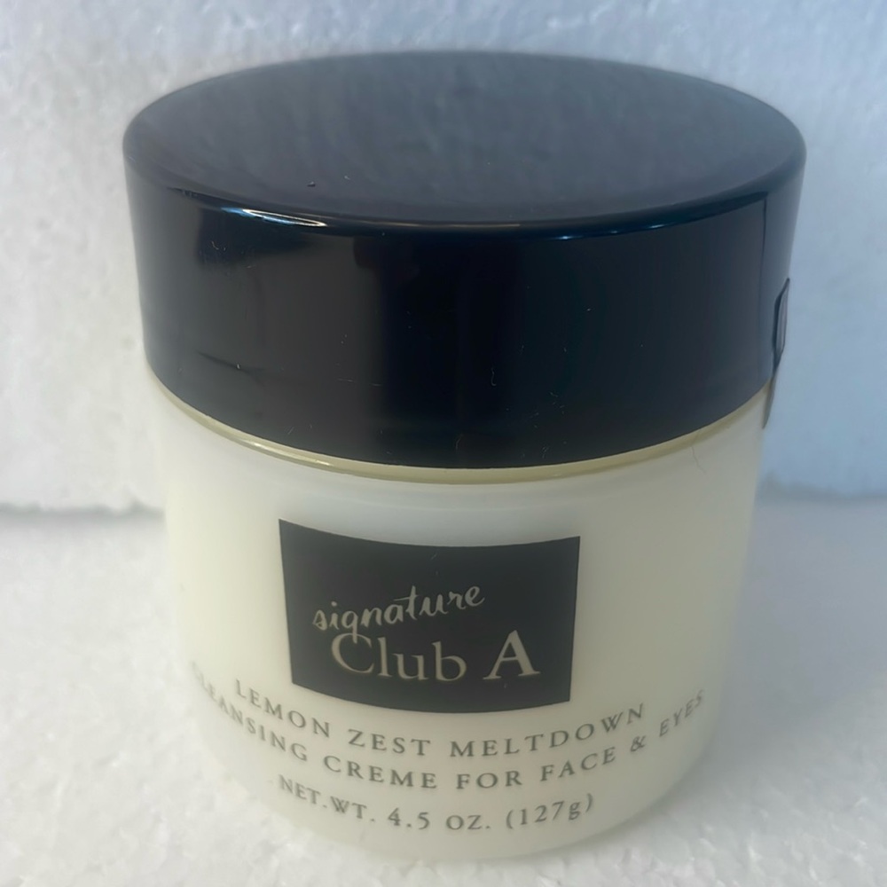 Signature club A lemon zest meltdown emollient cleansing crème for face and eyes